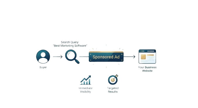 Paid search that puts your business in front of buyers the moment they're searching.